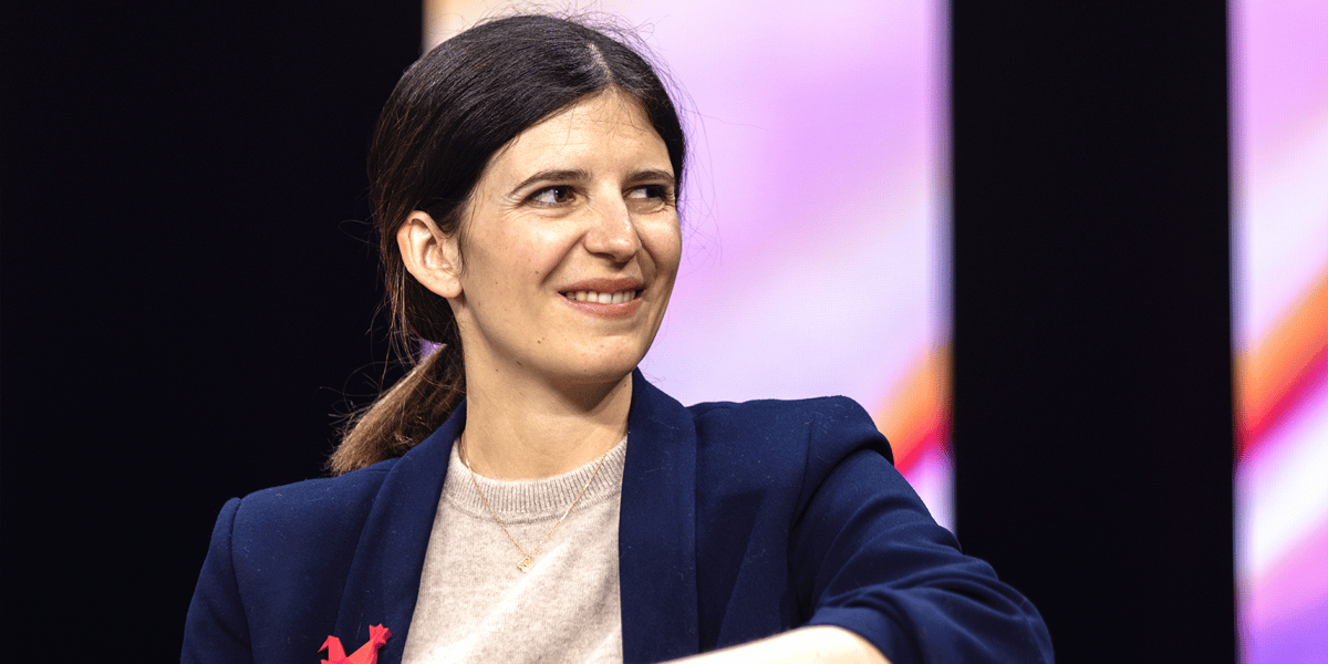 Clara Chappaz à l'événement Tech for Future en 2023, organisé par La Tribune.