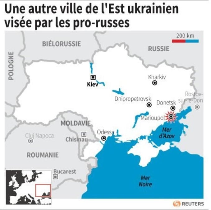 Une autre ville de l'Est ukrainien visée par les pro-russes