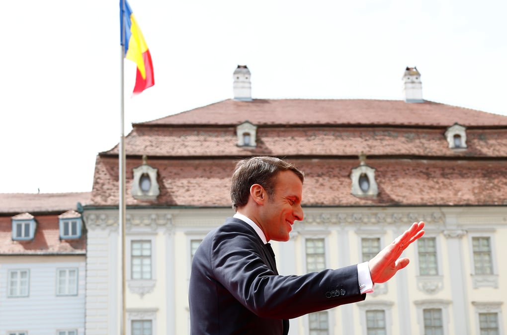 Union: macron defend un triptyque climat, frontieres, economie