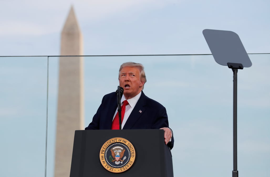 Usa: trump promet a nouveau de battre la "gauche radicale"