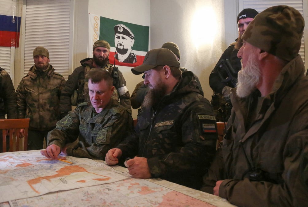 Ukraine: le dirigeant tchetchene declare que ses soldats controlent popasna