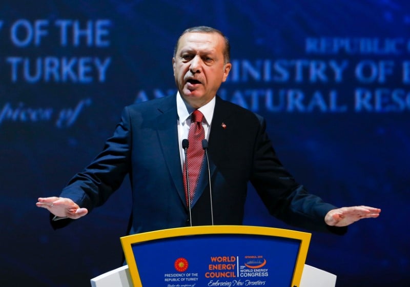 Erdogan veut une reponse rapide de l'ue
