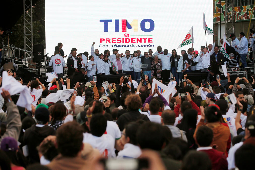 Les farc lancent leur premiere campagne electorale en colombie