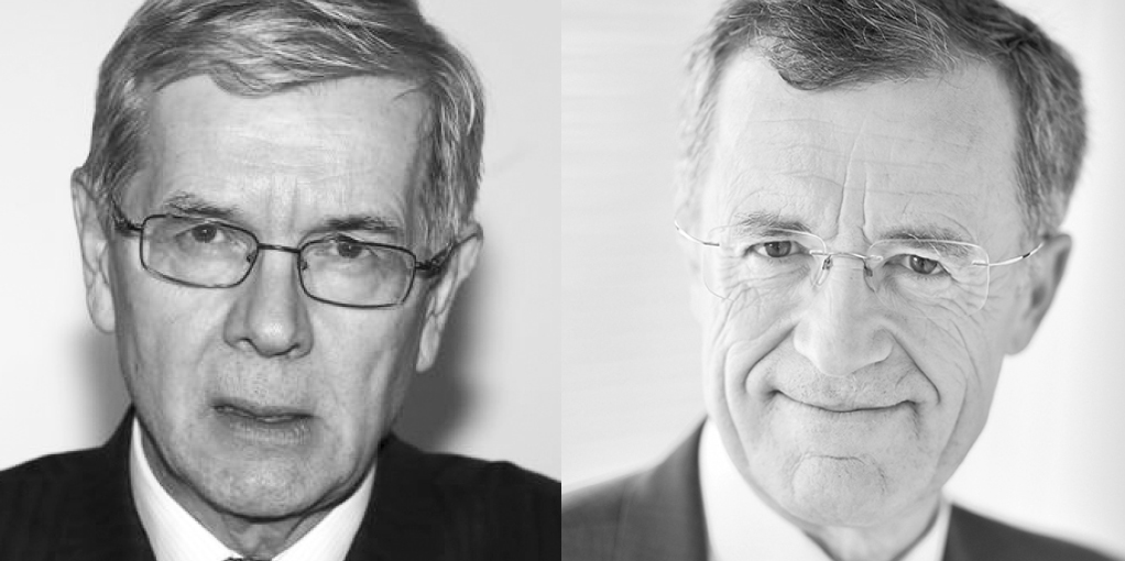 Philippe Varin, président de France Industrie et Philippe Darmayan, vice-président