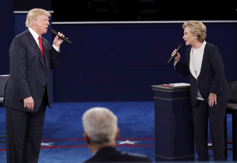 Deuxieme debat acrimonieux entre trump et clinton