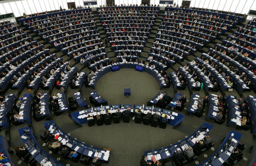 Photo de membres du parlement europeen a strasbourg