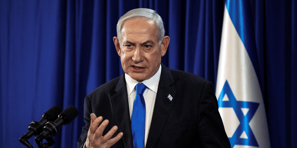Le premier ministre israelien benjamin netanyahu