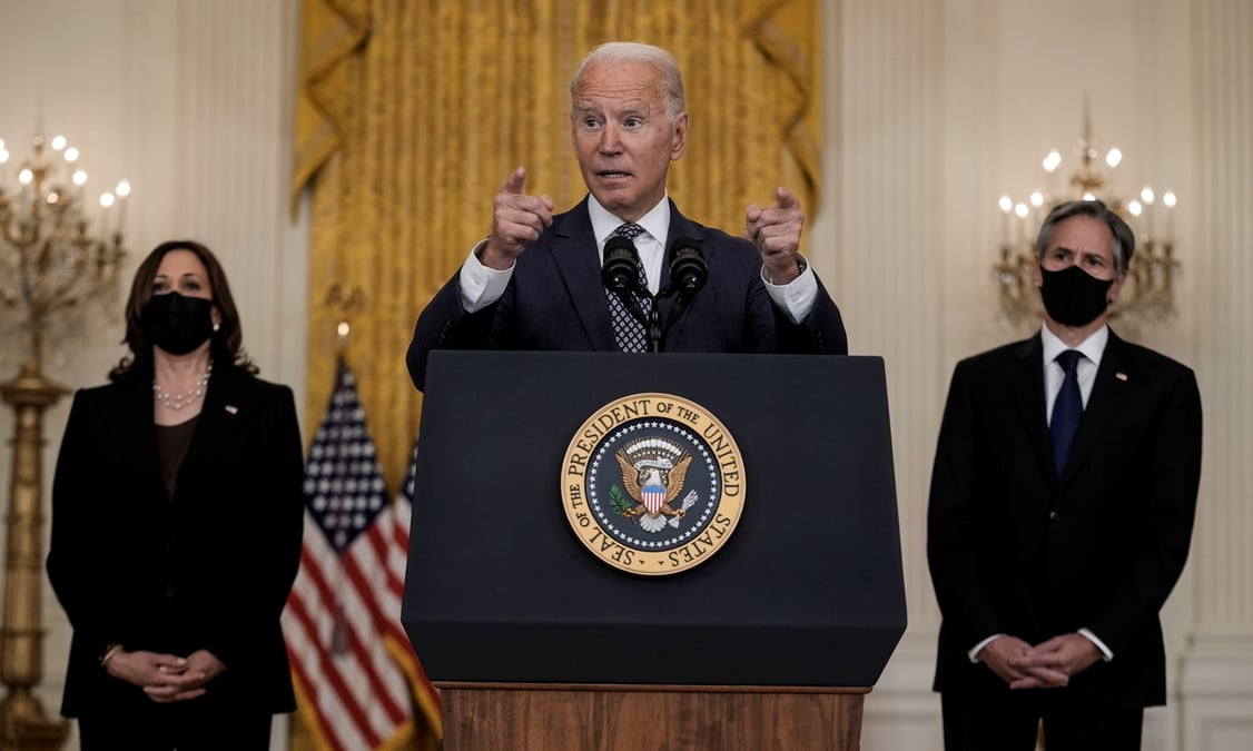 Afghanistan: biden s'engage a evacuer tous les americains qui le souhaitent