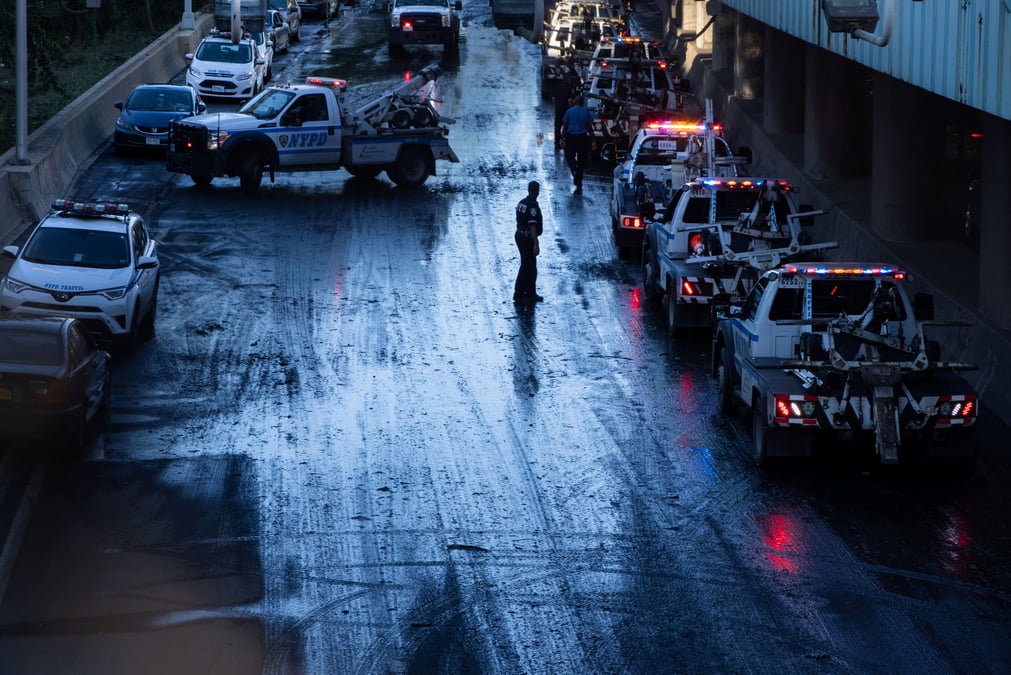 Inondations record a new york apres le passage d'ida, au moins 44 morts
