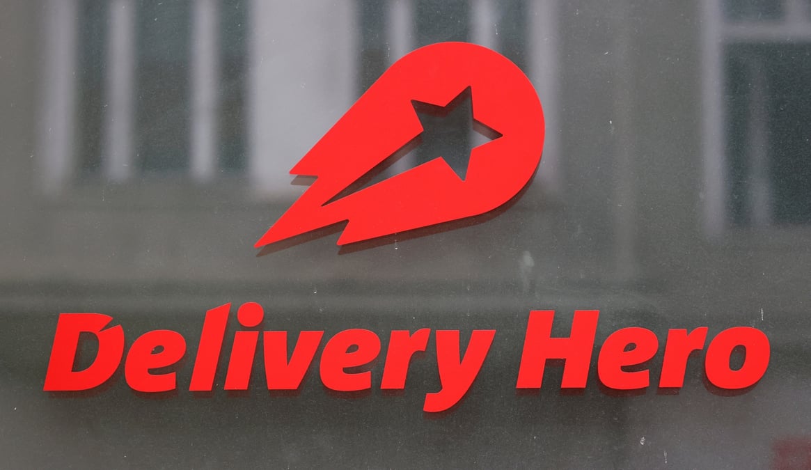 Photo d'archives du logo de delivery hero