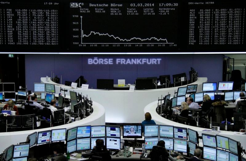 Les marchés européens chutent face aux tensions en Ukraine
