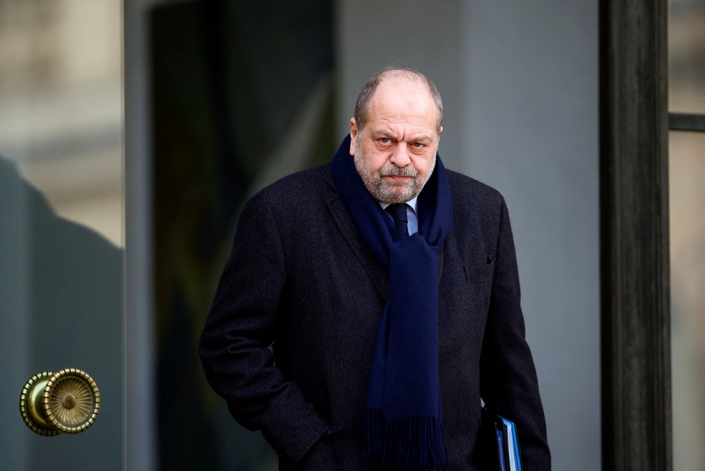 Le ministre de la justice eric dupond-moretti