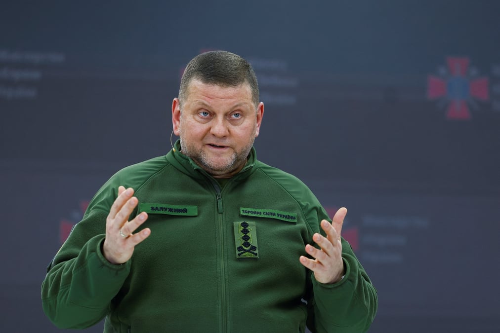 Le chef d'etat-major de l'armee ukrainienne valeri zaloujny