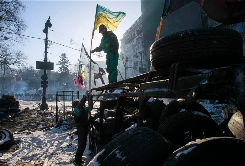 Le président ukrainien de retour à son poste