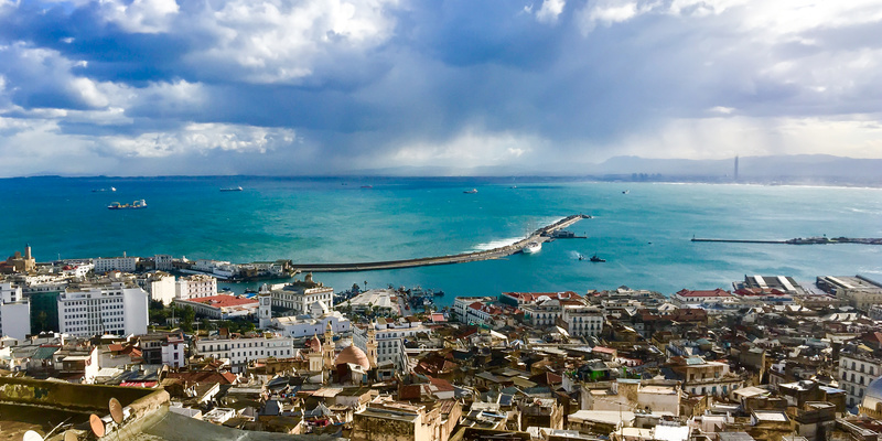 Algérie port d'alger commerce navires