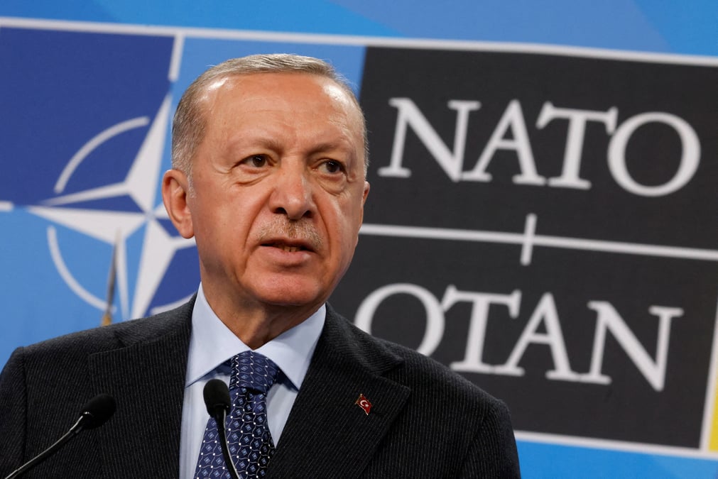 Le president turc recep tayyip erdogan