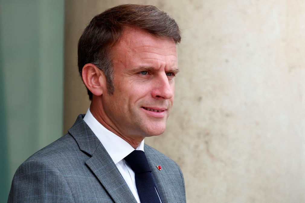 Le president francais emmanuel macron