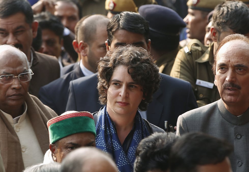 La petite-fille d'indira gandhi tete d'affiche des futures elections