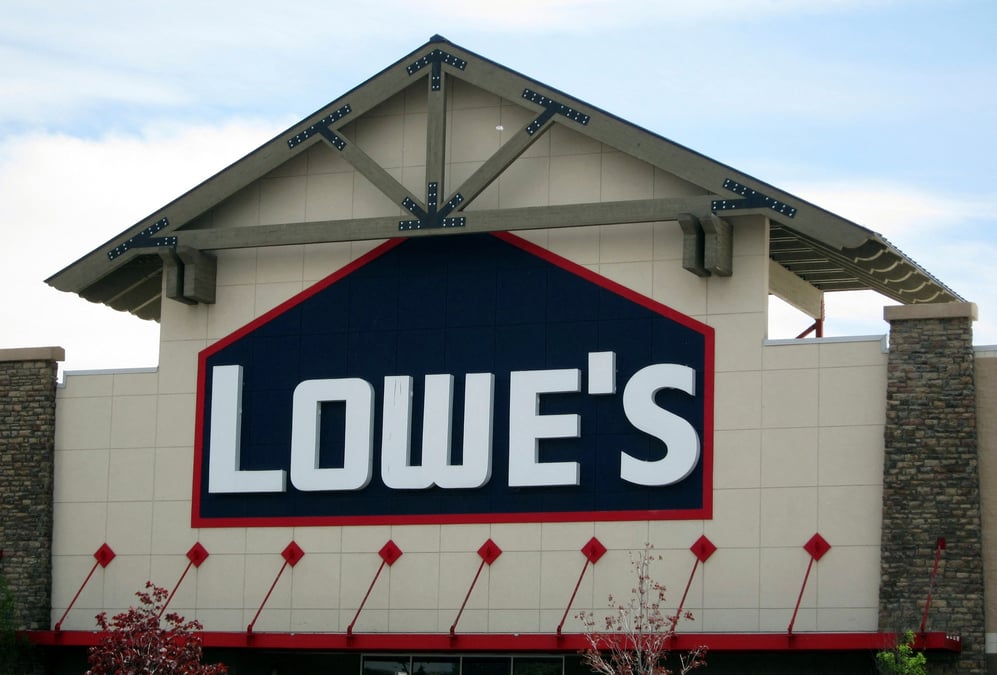 Photo d'archives du logo de lowe