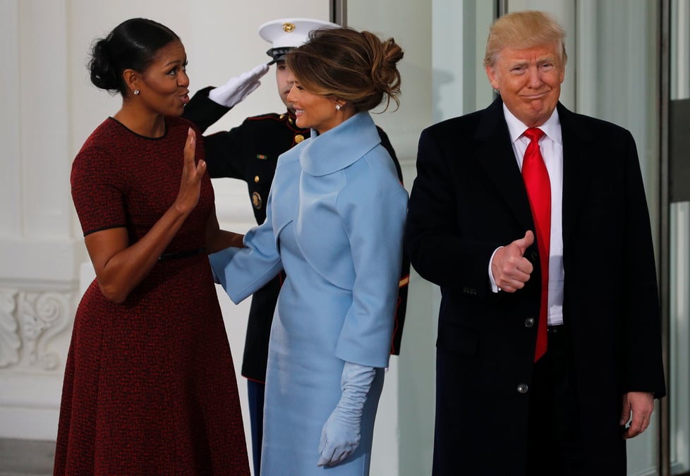 Donald trump s'apprete a preter serment