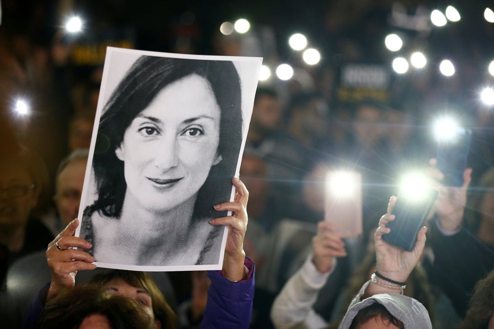 Malte: le meurtre d'une journaliste raconte par l'un des accuses