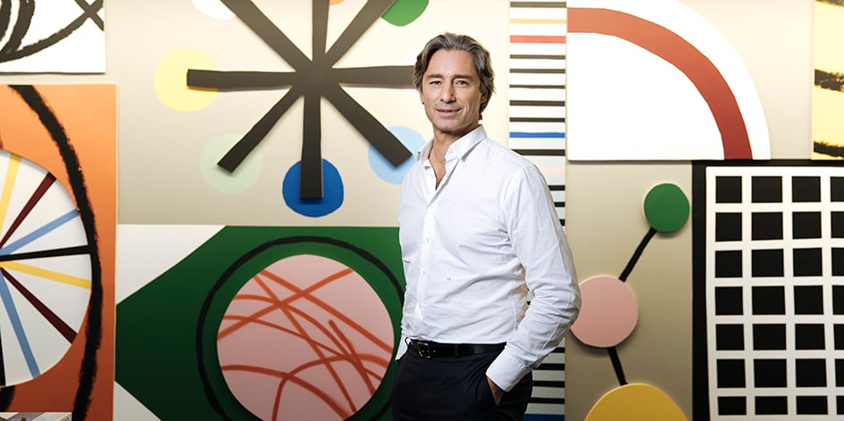 Laurent Solly, dans les locaux de Meta, à Paris, en octobre 2021.