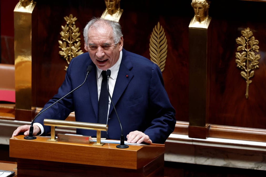 François Bayrou lors de son discours de politique générale à l’Assemblée nationale le 8 septembre.