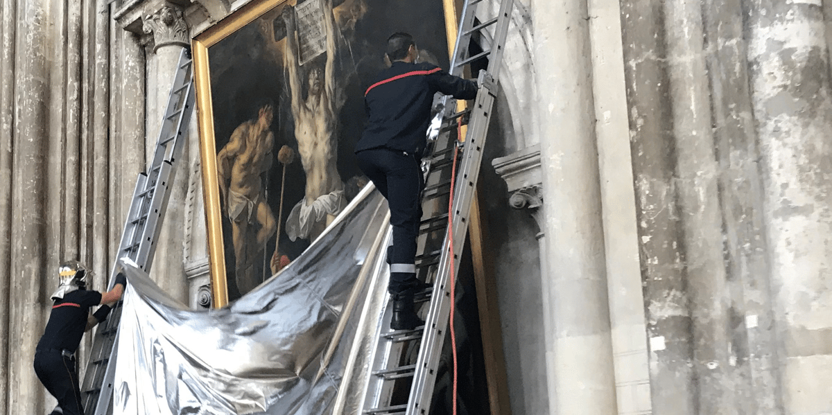 Otegol housse incendi protection oeuvres art