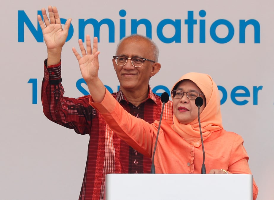 Une femme pour la premiere fois presidente a singapour