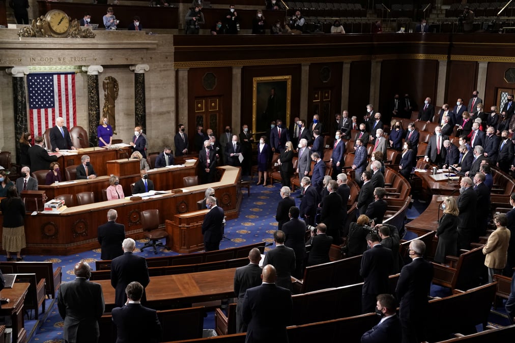 Usa: le congres lance la procedure de certification de la victoire de biden