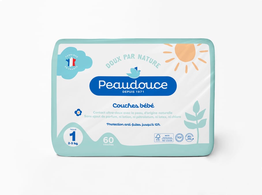 Peaudouce, France, couches-bébé