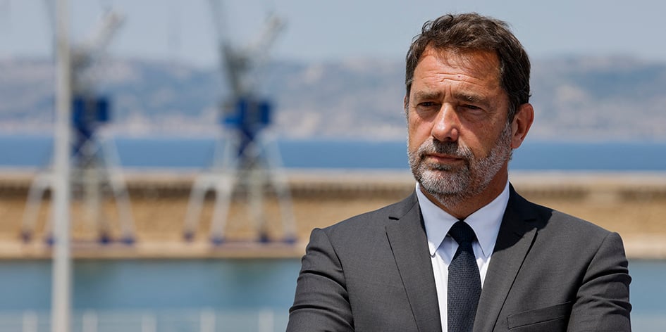 Christophe Castaner, le président du conseil de surveillance de Marseille-Fos.