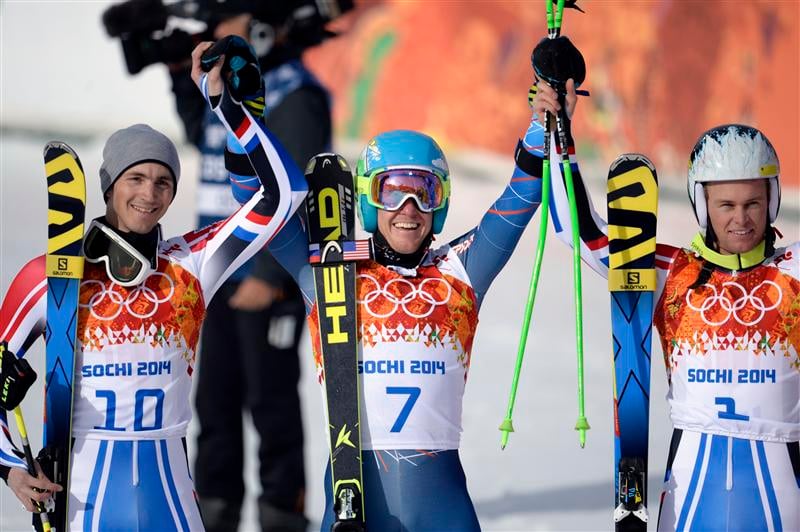 JO: Ligety gagne le slalom géant, Missillier 2e et Pinturault 3e