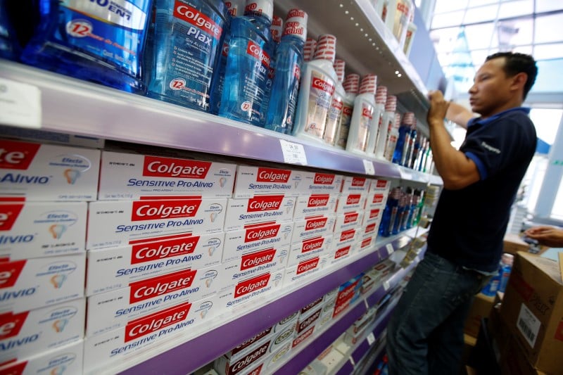 Recul du chiffre d'affaires de colgate-palmolive au 4e trimestre
