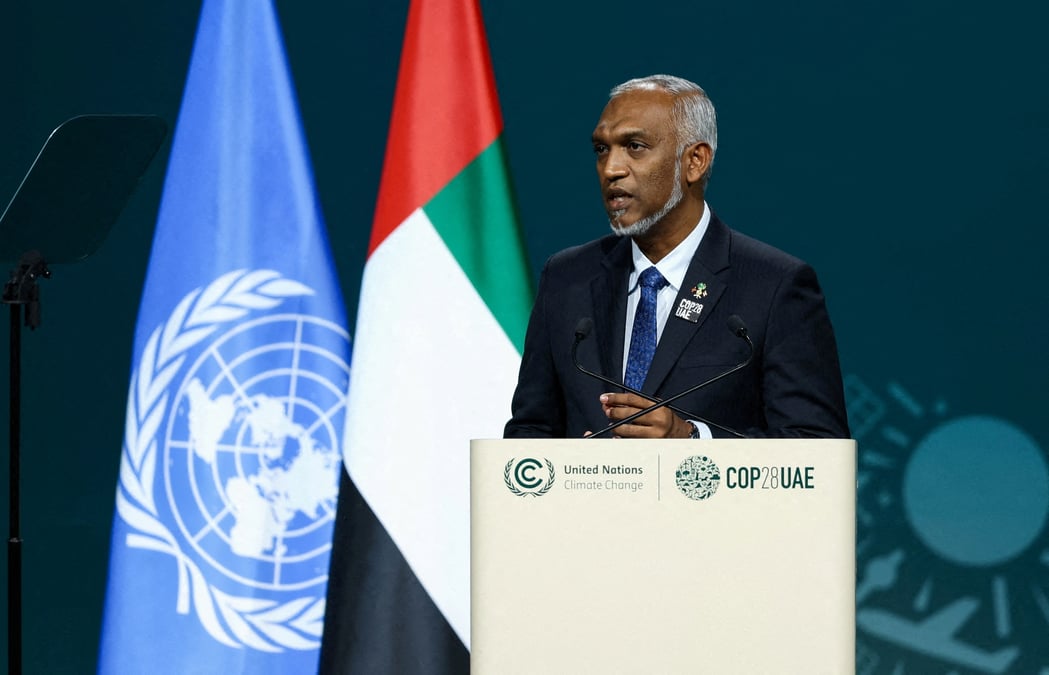Photo d'archives du president mohamad muizzu