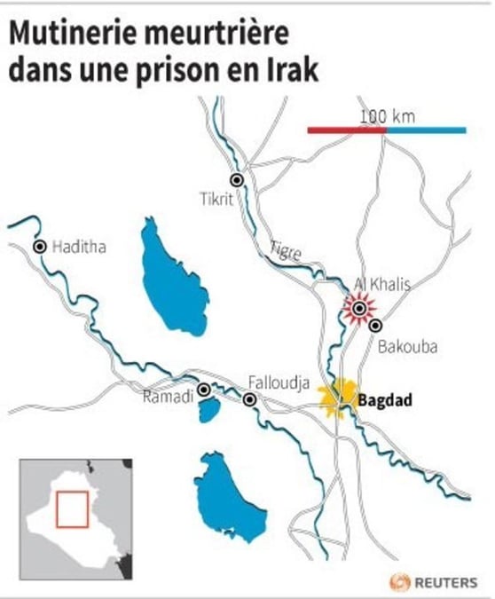 Mutinerie meurtriere dans une prison en irak
