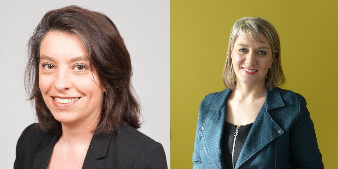 Samirah Deat à gauche et Marie-Emilie Wachter à droite intègrent le comité de direction de la Banque Populaire Auvergne Rhône Alpes.