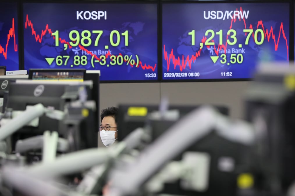 Bourse, Asie