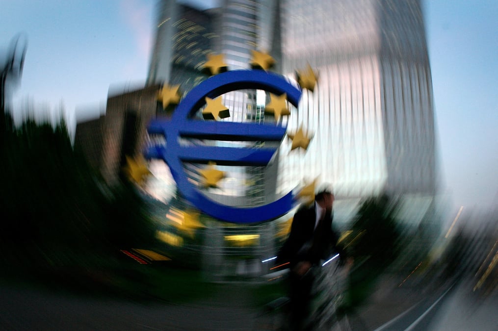Le siege de la banque centrale europeenne a francfort