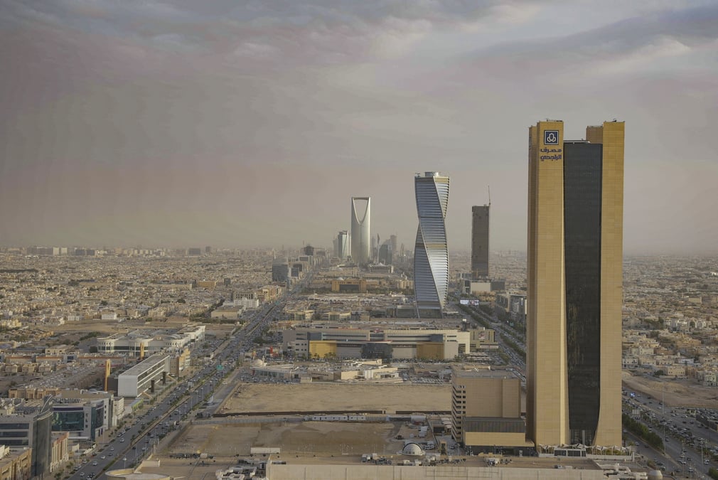 La ville de riyad, en arabie saoudite