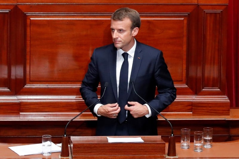 Batir l'etat-providence du 21e siecle, priorite de l'annee, declare macron