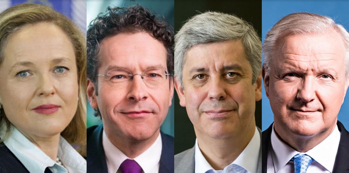 L'Espagnole Nadia Calviño, le Néerlandais Jeroen Dijsselbloem, le Portugais Mario Centeno et le Finlandais Olli Rehn sont pressentis comme les favoris pour la direction générale du FMI.