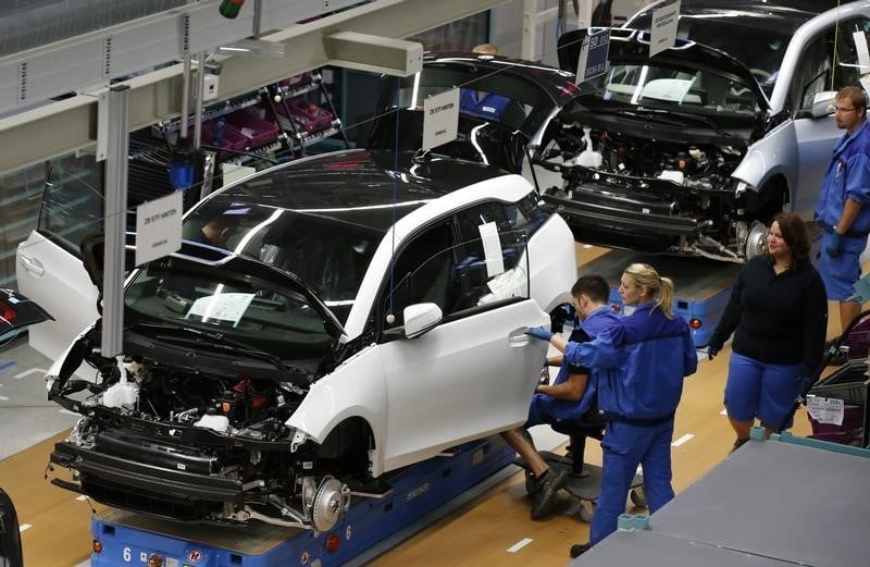 La production allemande repart a la hausse en avril
