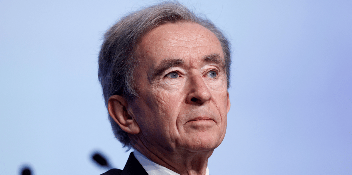 Bernard arnault, directeur general de lvmh lors d'une reunion a paris