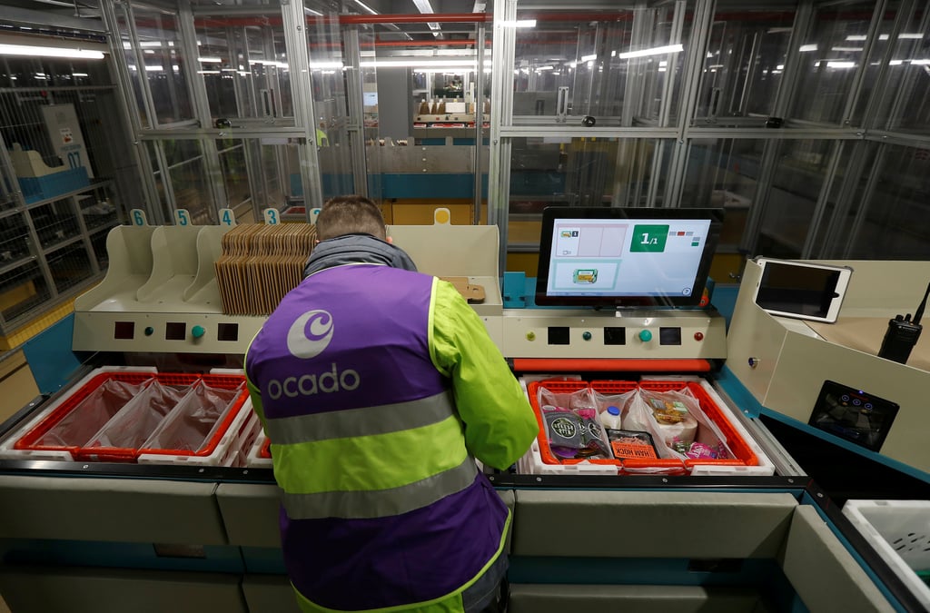 Ocado s'envole en bourse apres une alliance avec kroger
