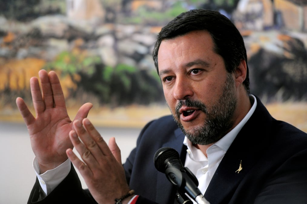 L'issue des europeennes influencera le choix du successeur de draghi, dit salvini