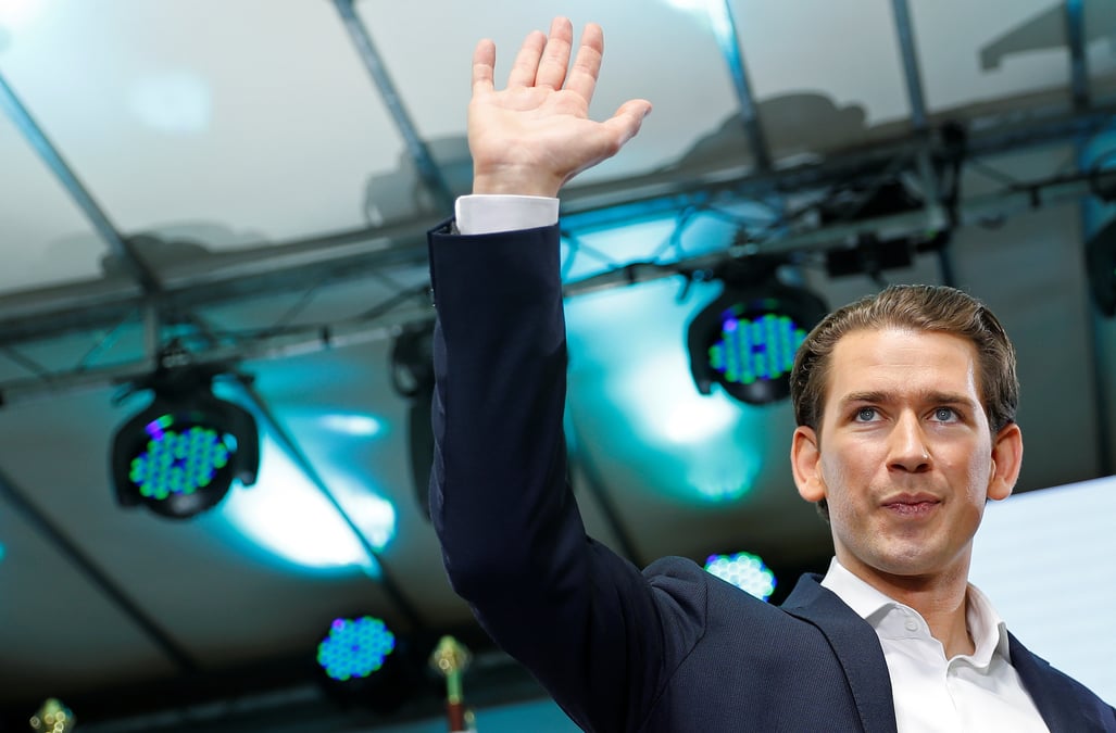 Les conservateurs du chancelier kurz donnes en tete en autriche