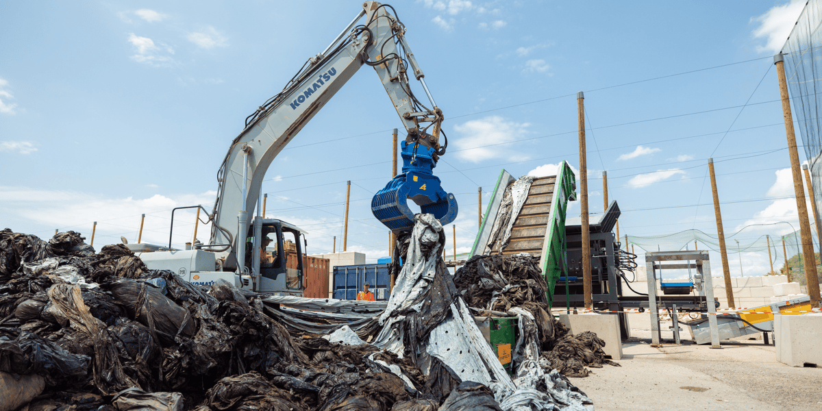 A Vendargues (Hérault), Plasticlean, première unité de recyclage française de films agricoles utilisés en cultures maraîchères, pourra traiter 10.000 tonnes de matières entrantes.