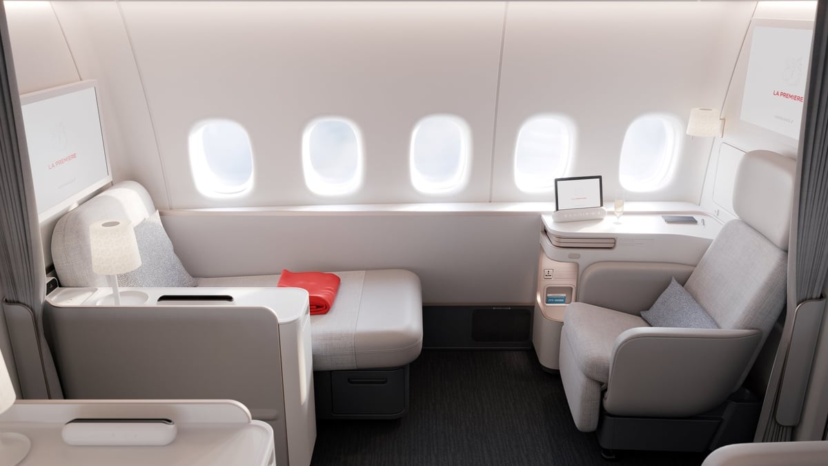 La nouvelle La Première d'Air France doit remplacer un produit vieux de plus de dix ans sur les Boeing 777-300ER et parachever la montée gamme de la compagnie.