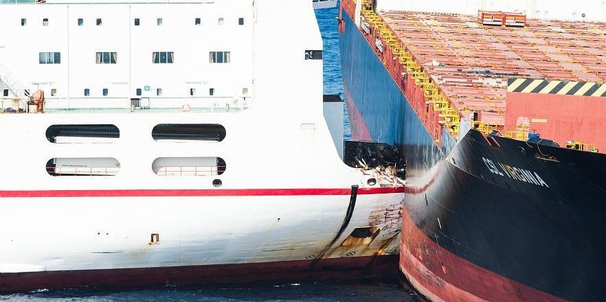Collision ferry transport maritime tunisie